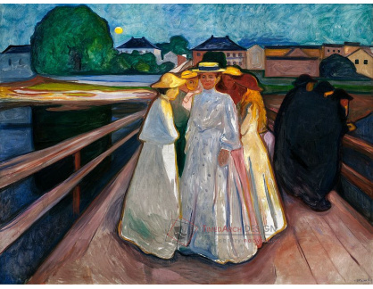 VEM13-116 Edvard Munch - Ženy na mostě