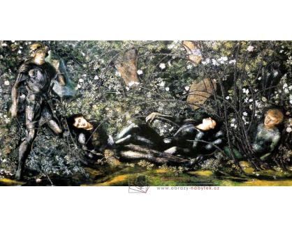 VP213 Edward Burne-Jones - Princ v houští lesa