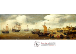 VP366 Cornelis Verbeeck - Holandští obchodníci u pobřeží