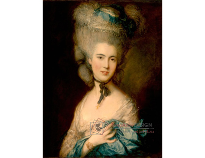 VSO1492 Thomas Gainsborough - Žena v modrém