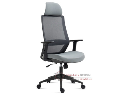 KA-V324 GREY, kancelářská židle, látka šedá