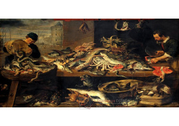 A-1201 Frans Snyders - Stánek s rybami