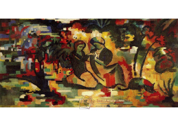 A-6086 August Macke - Zamilovaný orientální pár