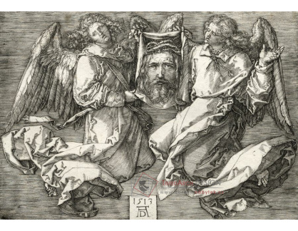 VR12-180 Albrecht Dürer - Sudarium zobrazeno dvěma anděly