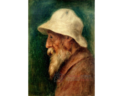VR14-124 Pierre-Auguste Renoir - Autoportrét v bílém klobouku