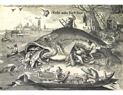 BRG-217 Pieter Brueghel - Velká ryba a malé ryby