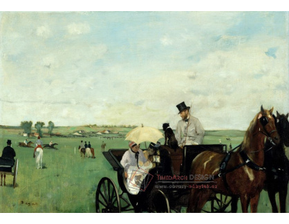 VR6-45 Edgar Degas - Na závodech v přírodě