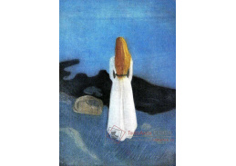 VEM13-95 Edvard Munch - Mladá žena na břehu