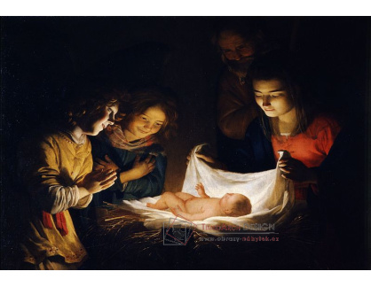 SO VI-284 Gerard van Honthorst - Klanění dítěti