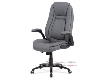 KA-G301 GREY, kancelářská židle, ekokůže šedá