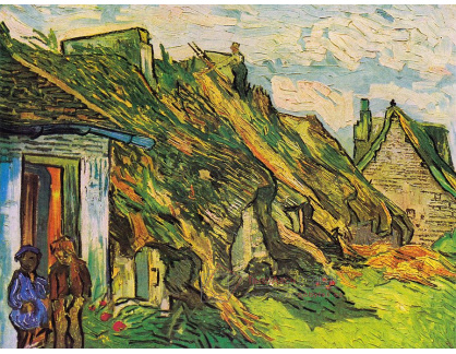 VR2-241 Vincent van Gogh - Doškové chaty v Chaponval