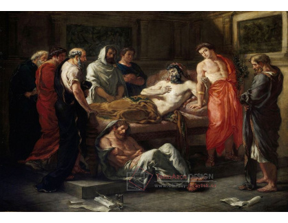 VEF 10 Eugene Ferdinand Victor Delacroix - Poslední slova císaře Marka Aurelia