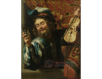 VSO1502 Gerard van Honthorst - Veselý houslista
