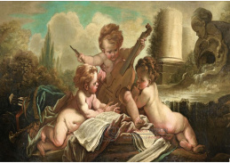 KO I-172 Francois Boucher - Dětští hudebníci