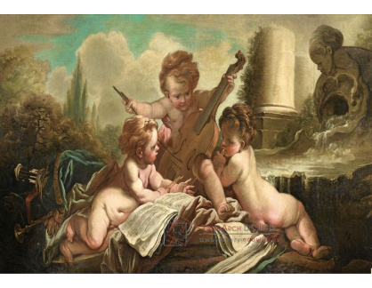 KO I-172 Francois Boucher - Dětští hudebníci