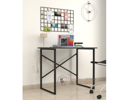 JARNY, psací stůl 60x90cm, černá / antracit
