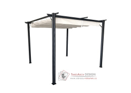 PEPY BASIC, pergola, hliník grafit / smetanová