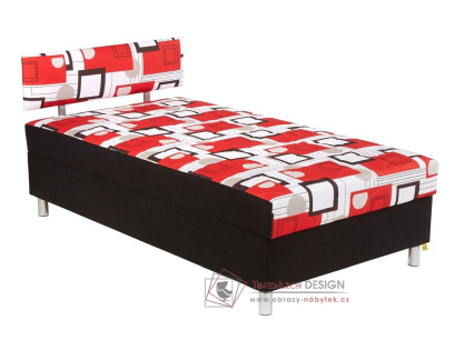 MONA, čalouněná postel 110x200cm, výběr provedení