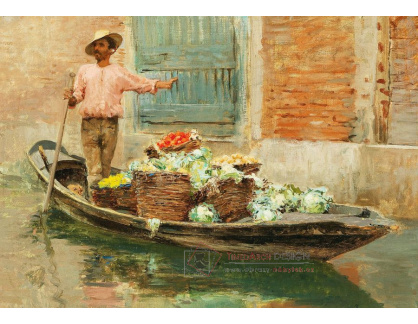 DDSO-4298 Vincenzo Caprile - Prodejce zeleniny v Benátkách