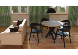 S313 SWEN, jídelní rozkládací stůl pr. 100-140x100cm