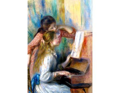 VR14-235 Pierre-Auguste Renoir - Dvě dívky u klavíru