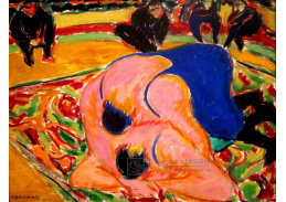 VELK 96 Ernst Ludwig Kirchner - Zápasníci v cirkusu