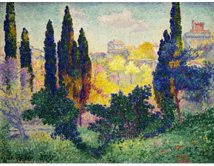 KO III-169 Henri Edmond Cross - Cypřiše v Cagnes