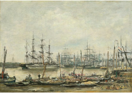 A-7354 Eugene Boudin - Přístav Bordeaux