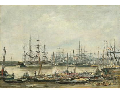 A-7354 Eugene Boudin - Přístav Bordeaux