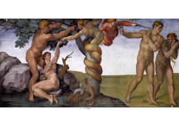 A-79 Michelangelo Buonarroti - Prvotní hřích a vyloučení z ráje