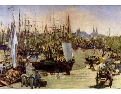 VEM 77 Édouard Manet - Přístav v Bordeaux