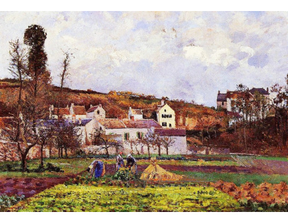 VCP-151 Camille Pissarro - Kuchyňská zahrada v Pontoise