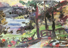 VLC 24 Lovis Corinth - Zahrada ve Walchensee