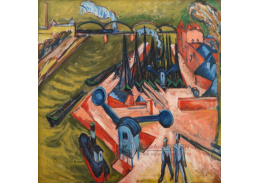 VELK 95 Ernst Ludwig Kirchner - Západní přístav ve Frankfurtu nad Mohanem