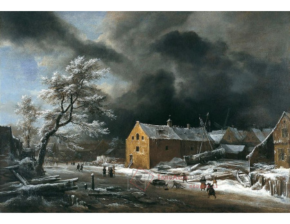 SO VI-306 Jacob van Ruisdael - Zimní krajina