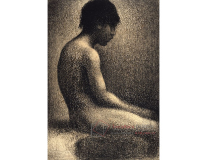 SO XVII-258 Georges Pierre Seurat - Sedící akt