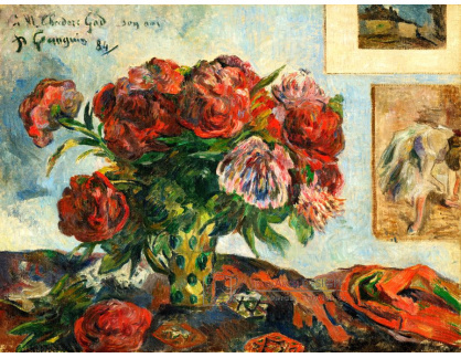 A-1821 Paul Gauguin - Pivoňky