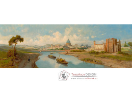 A-2619 Francois Antoine Bossuet - Panoramatický pohled na Řím