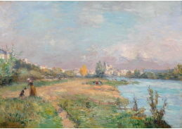 A-7245 Albert Lebourg - Podzimní ráno v Pont-du-Chateau