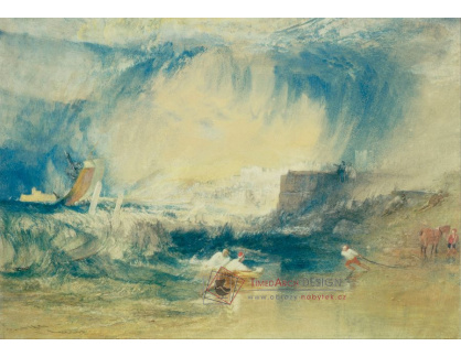 D-6247 Joseph Mallord William Turner - Lyme Regis v Dorsetshire, Anglie