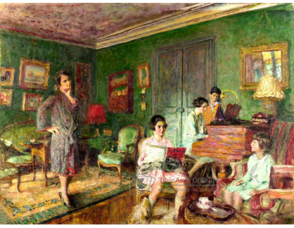VF150 Edouard Vuillard - Paní André Wormser a její děti