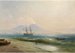 VR-346 Ivan Konstantinovič Ajvazovskij - Pohled na Vesuv