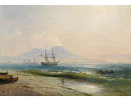 VR-346 Ivan Konstantinovič Ajvazovskij - Pohled na Vesuv