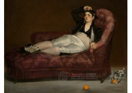 A-6013 Édouard Manet - Ležící mladá žena ve španělském kostýmu