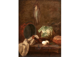 A-8033 Jean-Simeon Chardin - Kuchyňské náčiní a tři tresky