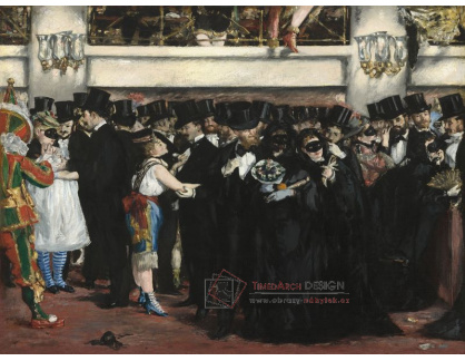 D-8130 Édouard Manet - Maškarní ples v opeře