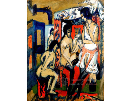 VELK 92 Ernst Ludwig Kirchner - Akty v ateliéru