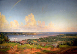 VU107 Jasper Francis Cropsey - Zúžení u ostrova Statena