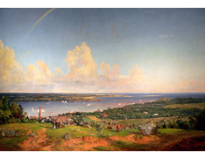 VU107 Jasper Francis Cropsey - Zúžení u ostrova Statena