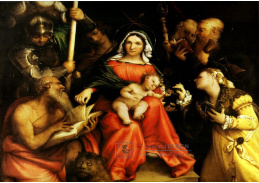 VLL 04 Lorenzo Lotto - Mystické manželství svaté Kateřiny Alexandrijské